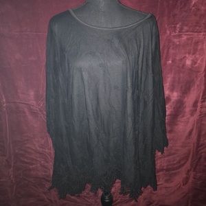 Torrid Black Blouse Size 2